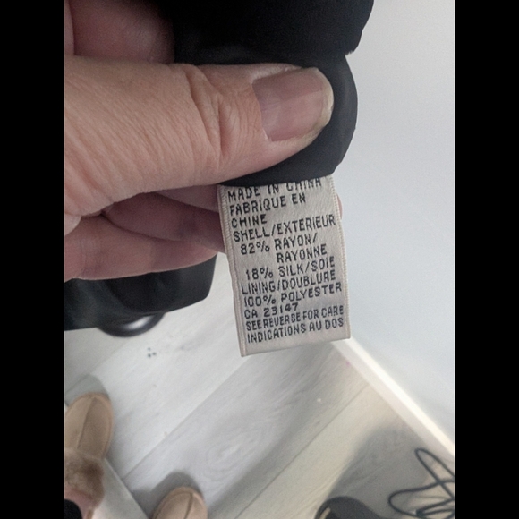 Talbots Elegant Black Velvet Dress - Picture 10 of 11